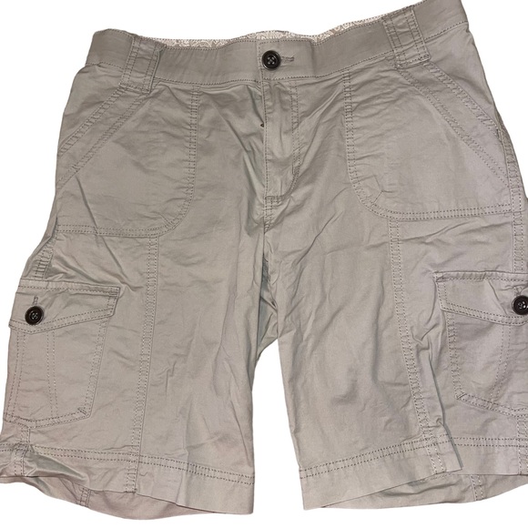 Lee Shorts Lee Womens Cargo Shorts Size Tangrey Pockets Modest Knee